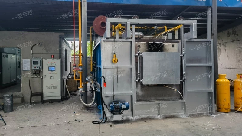 Regenerative natural gas through furnace