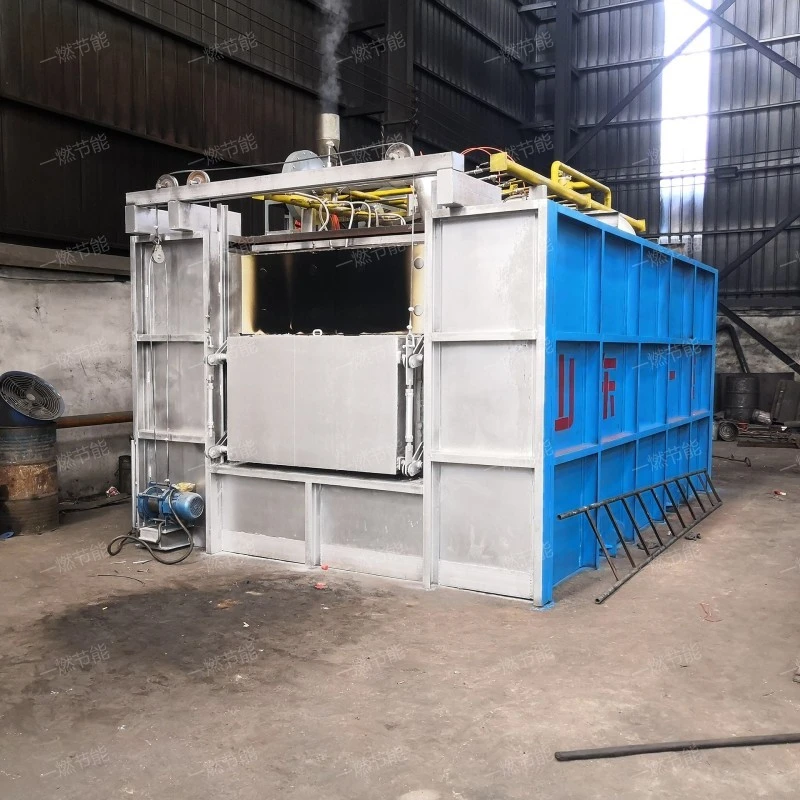 Double pass heating furnace
