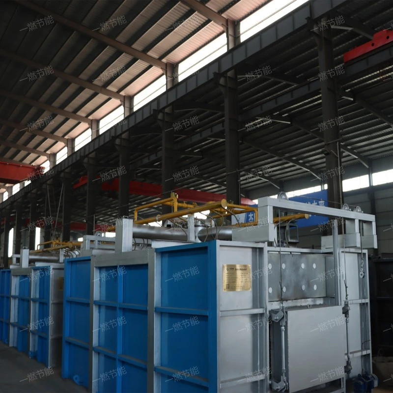Double pass heating furnace