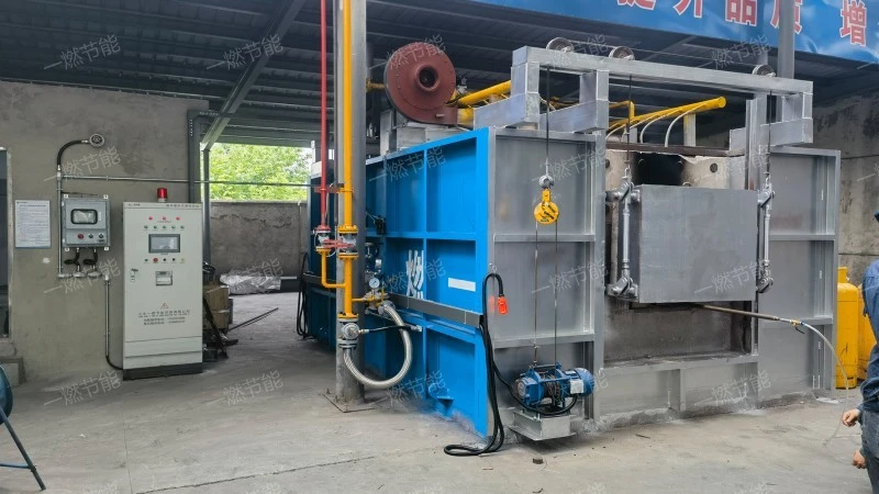 Natural gas regenerative through forging furnace