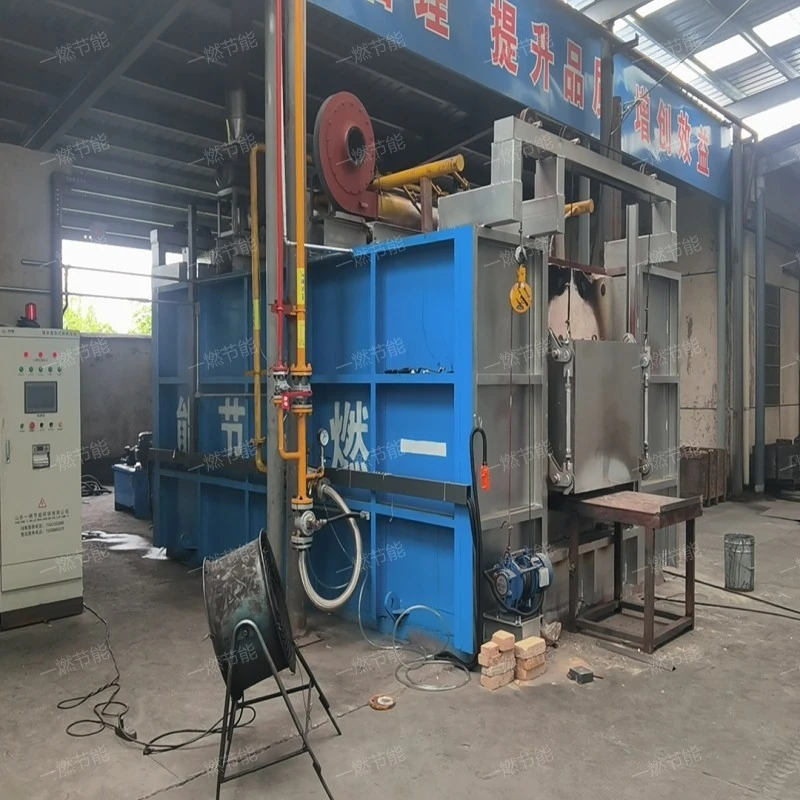 Double pass industrial furnace
