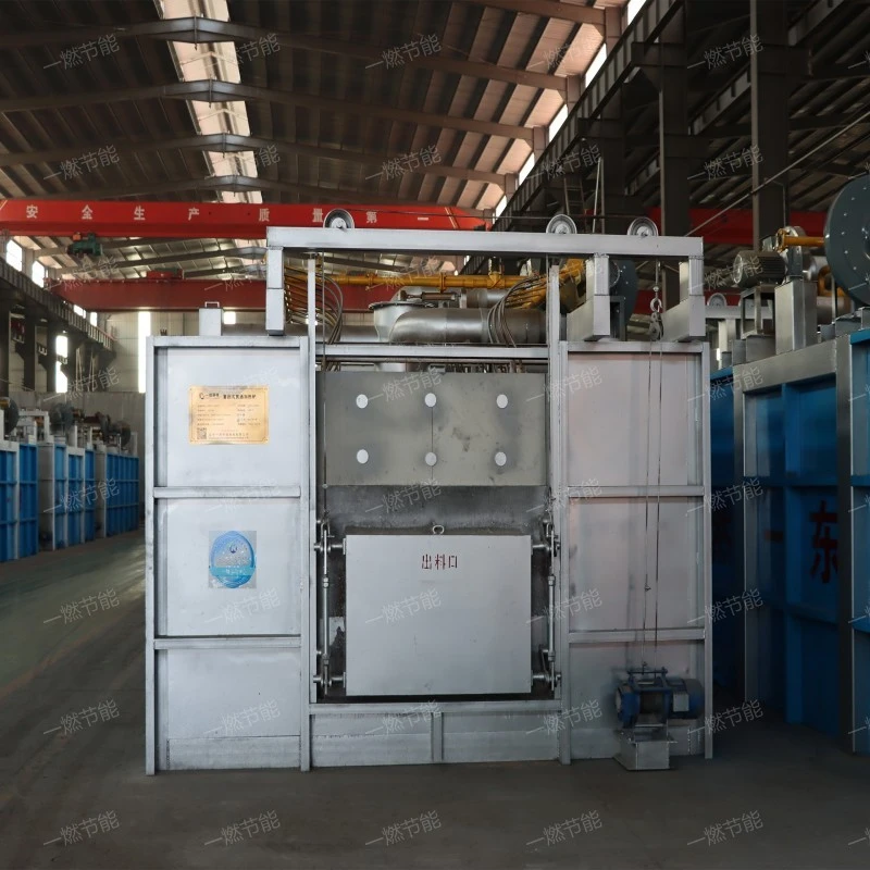 Gas storage through forging furnace