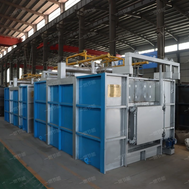 Gas storage through forging furnace