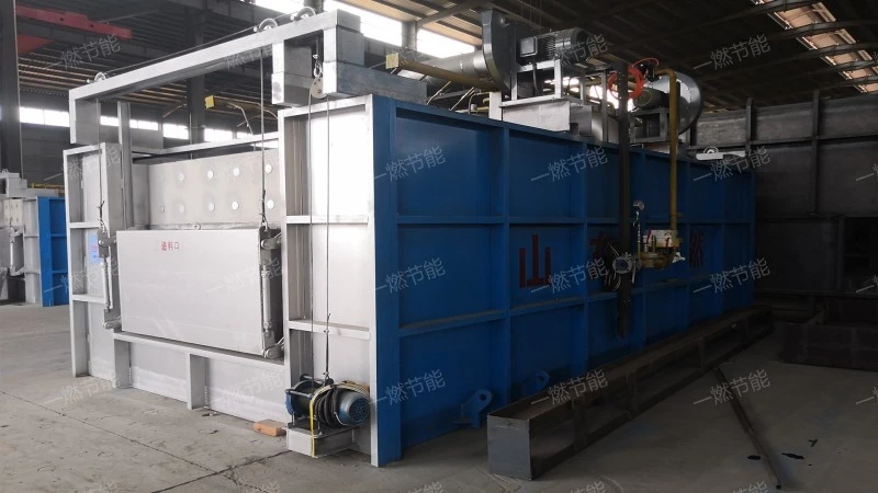 Gas storage through forging furnace