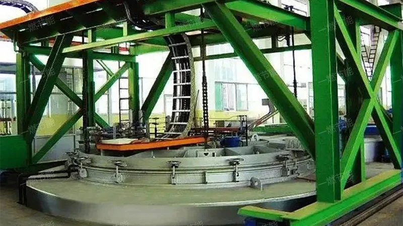 Well type copper tube annealing furnace
