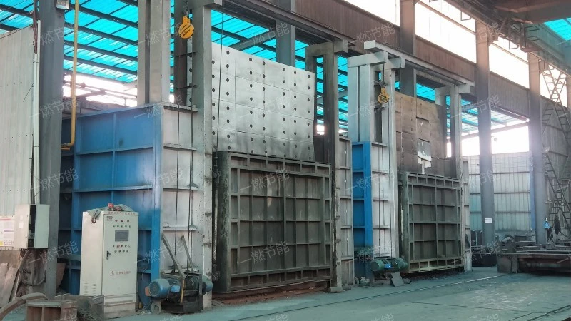 Double chamber roasting furnace