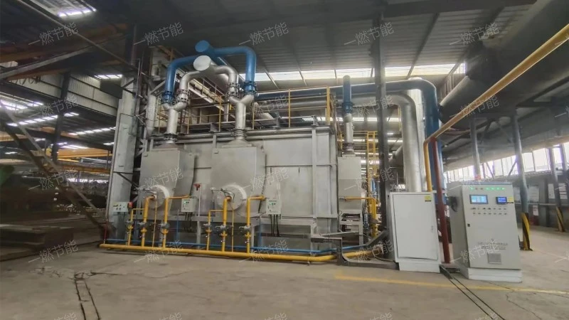 Regenerative natural gas tube heating furnace