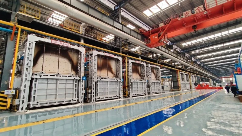 Energy saving box type heating furnace