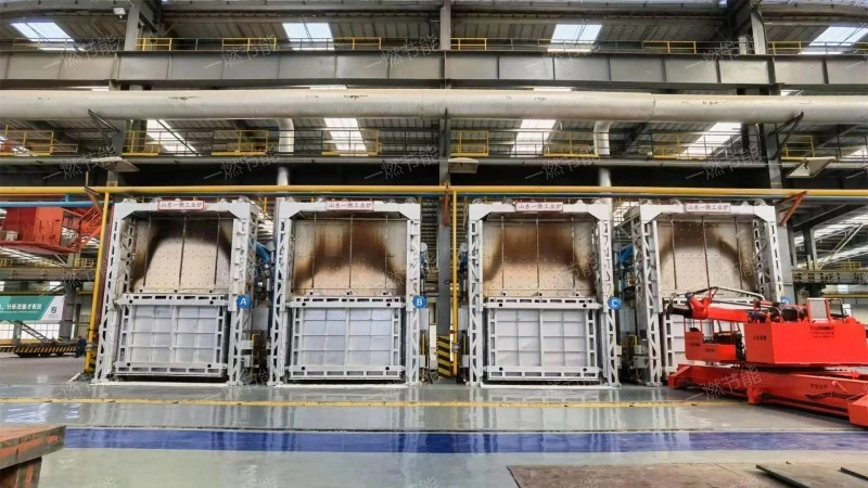 Roasting tube heating furnace