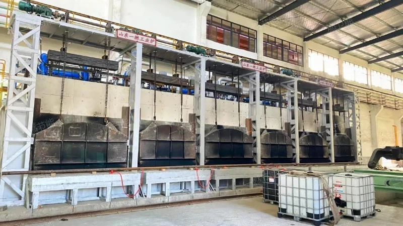 Box type mold quenching furnace