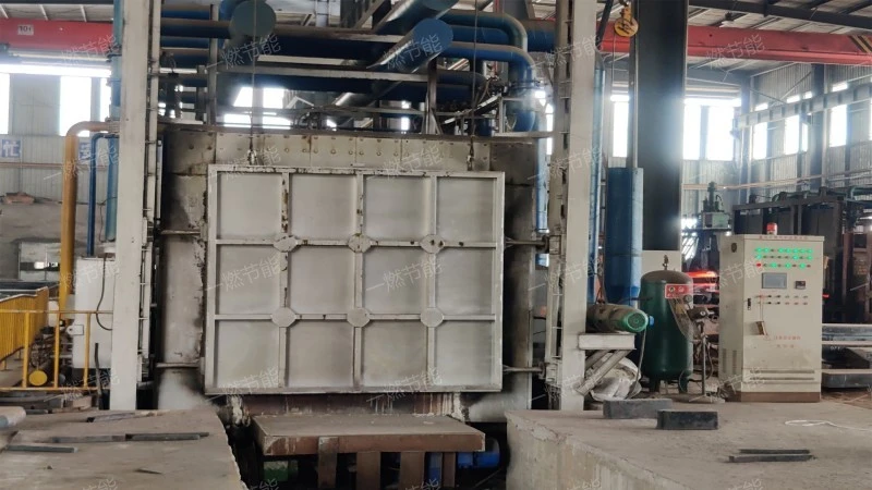 Split type natural gas trolley furnace
