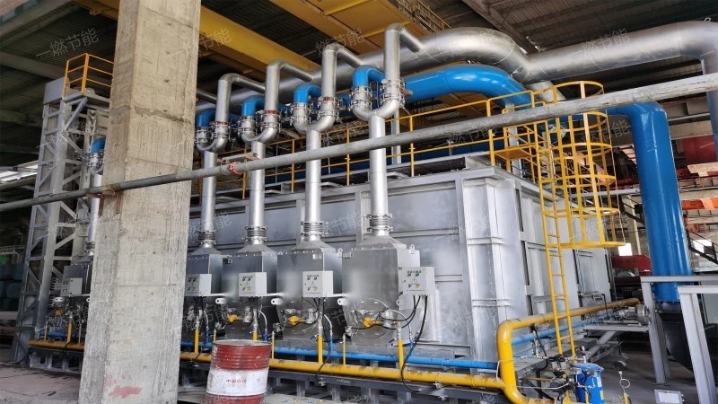 Split type natural gas trolley furnace