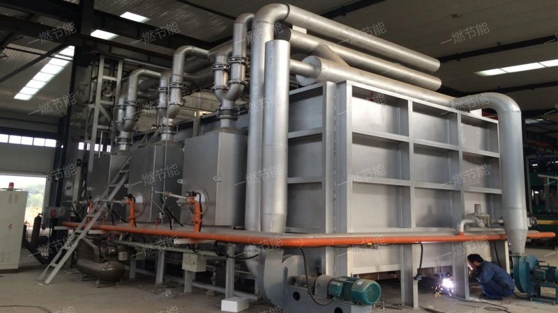 Split type natural gas trolley furnace