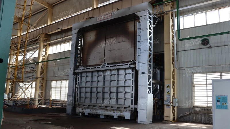 Stepping bottom quenching and tempering furnace